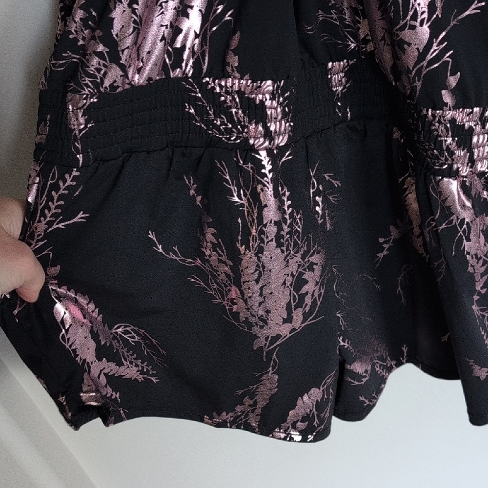 Sweaty Betty Black And Pink Foil Romper Activewear Size Small - Picture 8 of 10